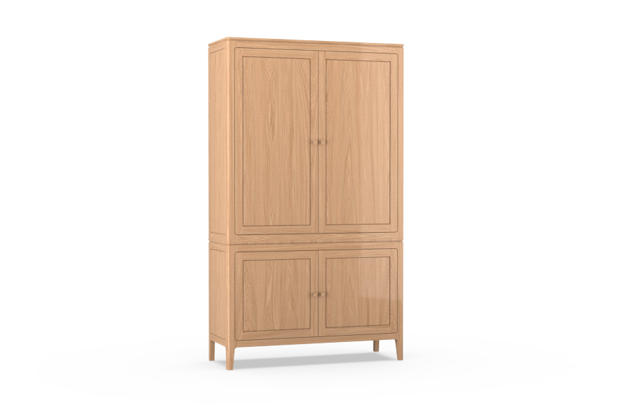 Buffet-kast 2-deurs massief - Theuns Eiken meubels