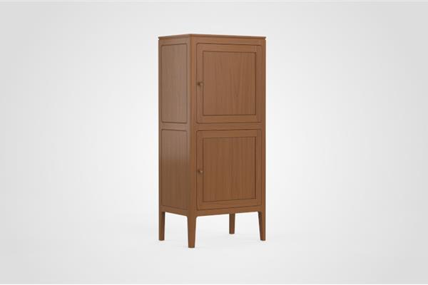 Barkast 2-deurs rechtsdraaiend - Eiken meubels