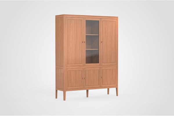 Bergkast 3-deurs - Eiken meubels