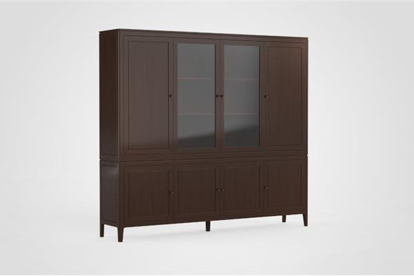 Buffet-kast 4-deurs massief - Eiken meubels