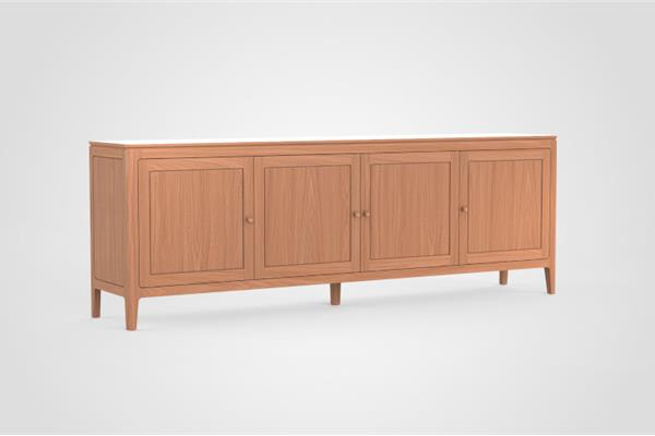 dressoir 4-deurs - Eiken meubels