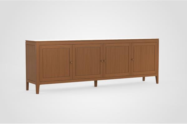 dressoir 4-deurs - Eiken meubels