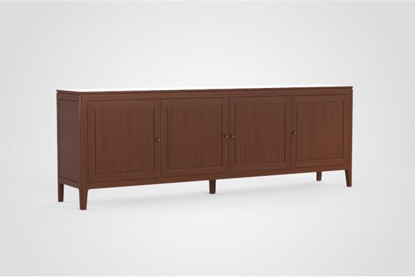 dressoir 4-deurs - Eiken meubels