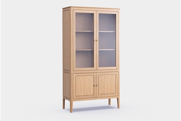 Fiera-eik-vitrine-kast-2-deurs-E02M
