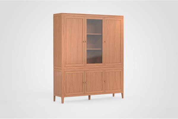 Buffet-kast 3-deurs massief - Eiken meubels