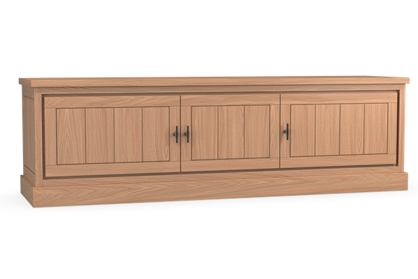 jura oak tv cabinet 3-doors E02M