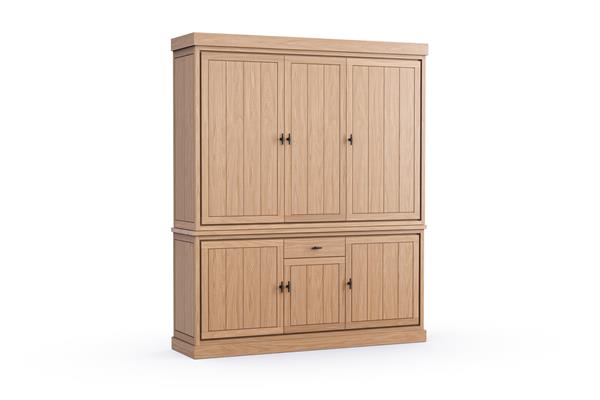 jura eiken buffet kast 3 deurs massief E02M