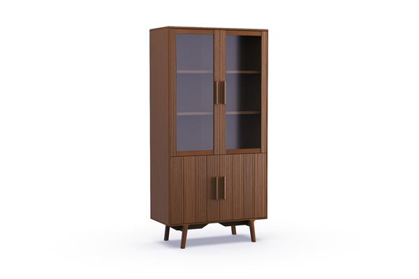 massief-eiken-vitrine-kast-4-deurs-EL21
