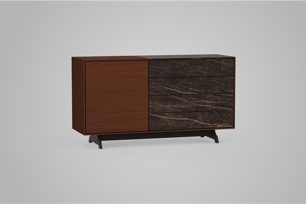 dressoir 2-deurs - Eiken meubels