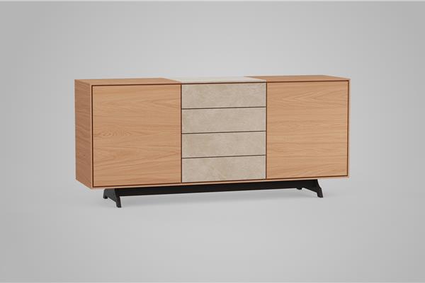 dressoir 3-deurs - Eiken meubels