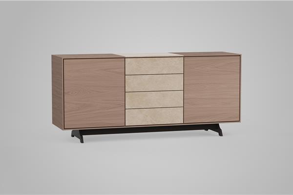 dressoir 3-deurs - Eiken meubels