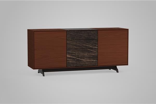 dressoir 3-deurs - Eiken meubels