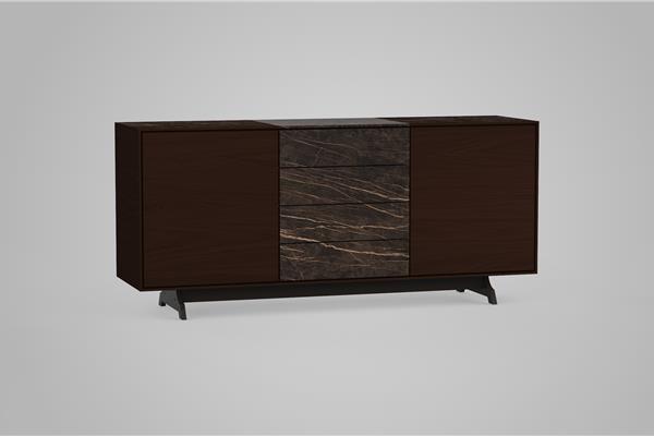 dressoir 3-deurs - Eiken meubels