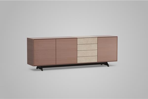 dressoir 4-deurs - Eiken meubels