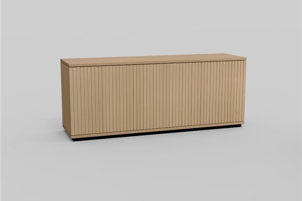 dressoir 3-deurs met plint - Eiken meubels