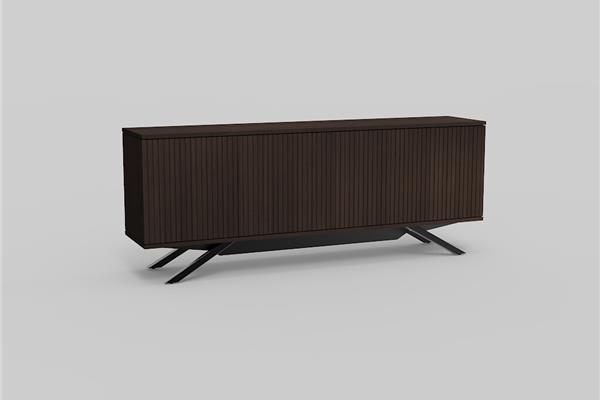 dressoir 4-deurs met sokkel - Eiken meubels