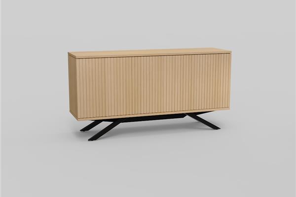 dressoir 3-deurs met sokkel - Eiken meubels