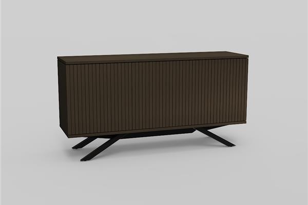 dressoir 3-deurs met sokkel - Eiken meubels