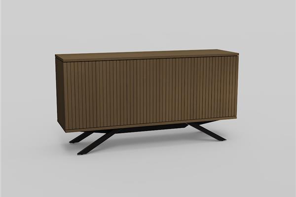 dressoir 3-deurs met sokkel - Eiken meubels