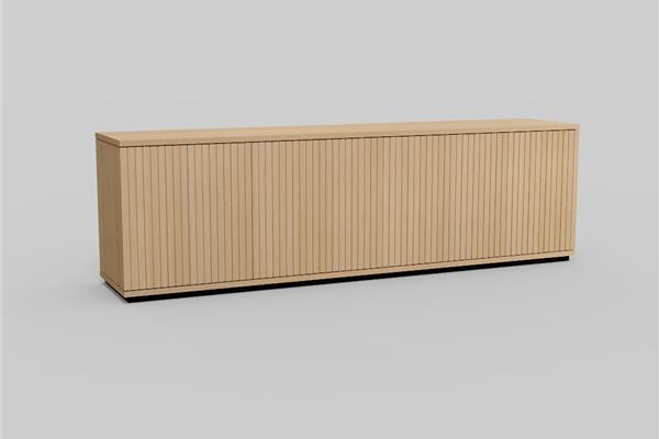 dressoir 4-deurs met plint - Eiken meubels