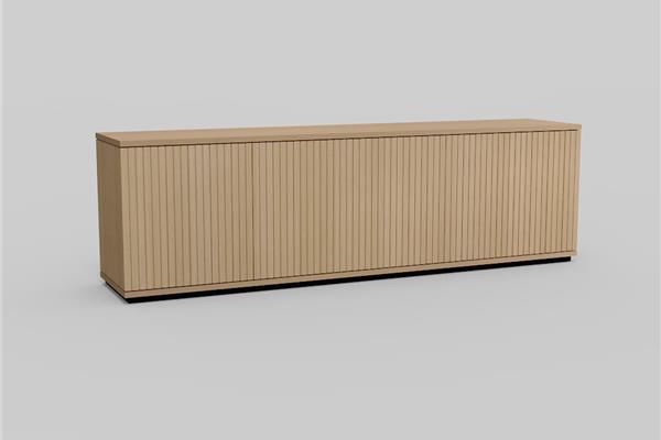 dressoir 4-deurs met plint - Eiken meubels