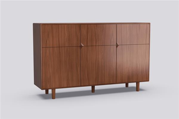 Highboard 3-deurs - Eiken meubels