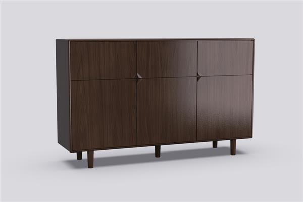 Highboard 3-deurs - Eiken meubels