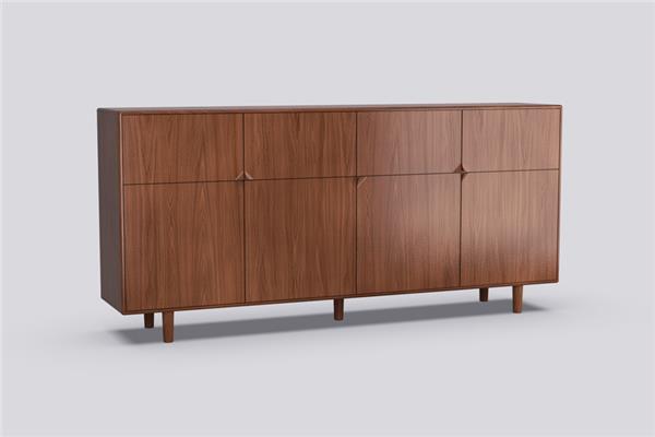 Highboard 4-deurs - Eiken meubels