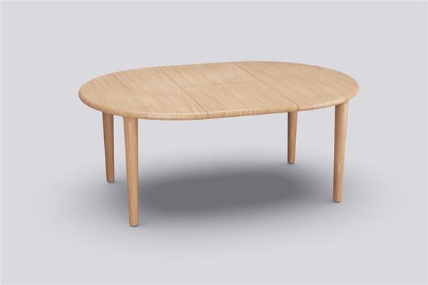 Verlengtafel 130/186 - Eiken meubels