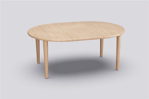 Verlengtafel 130/186 - Eiken meubels