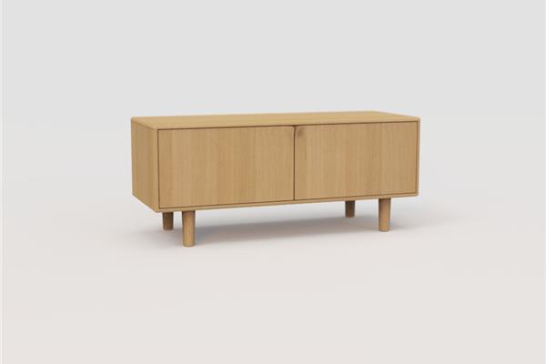 TV-kast 2-deurs - Eiken meubels