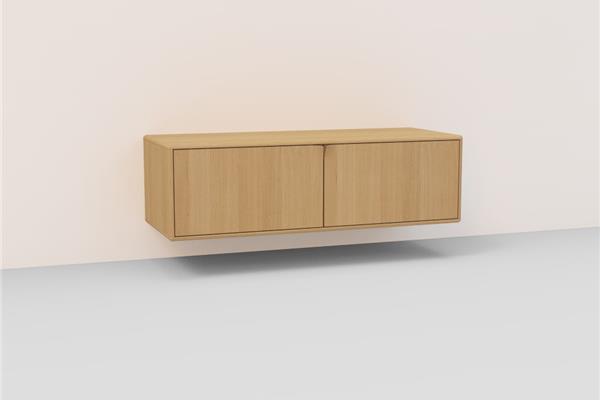 TV-kast hang 2-deurs - Eiken meubels