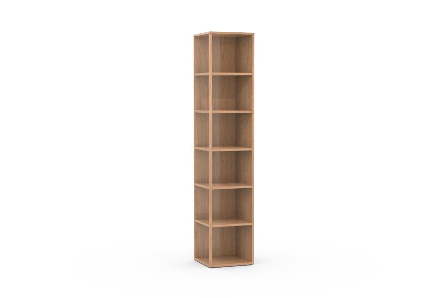 Boekenkast Links - Theuns Eiken meubels