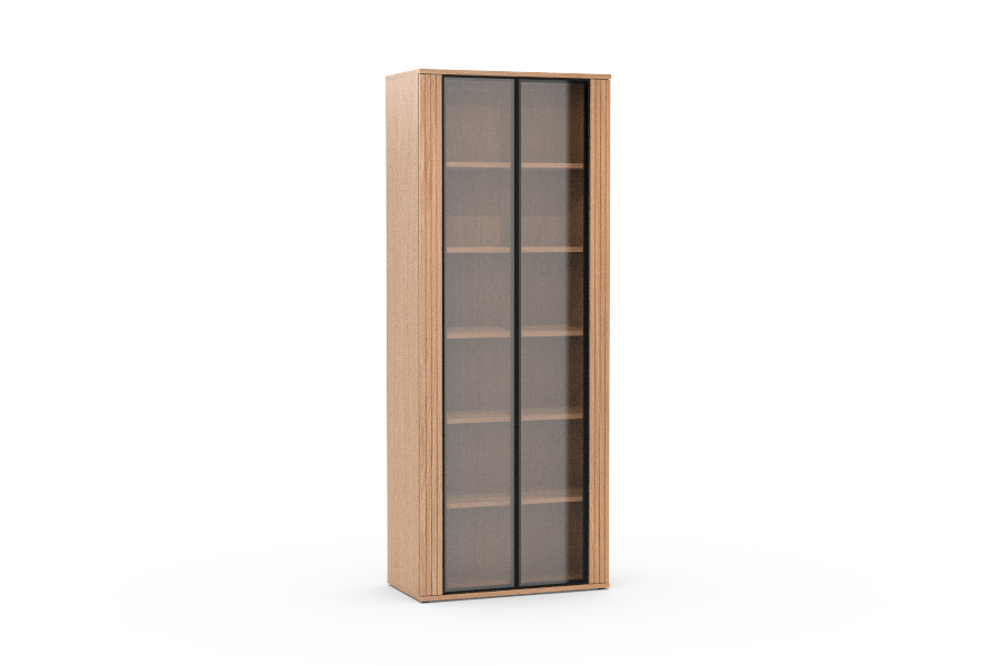 Vitrine 2-deurs - Theuns Eiken meubels