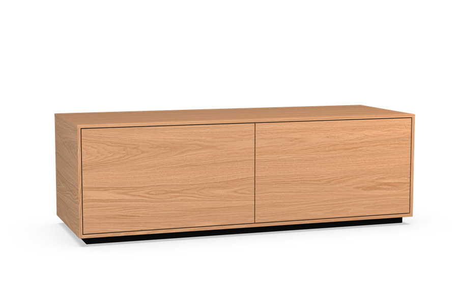 TV-kast 2-deurs met plint - Theuns Eiken meubels