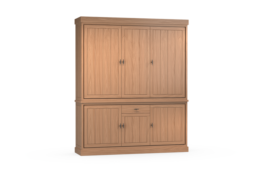 Buffet kast 3-deurs massief - Theuns Eiken meubels