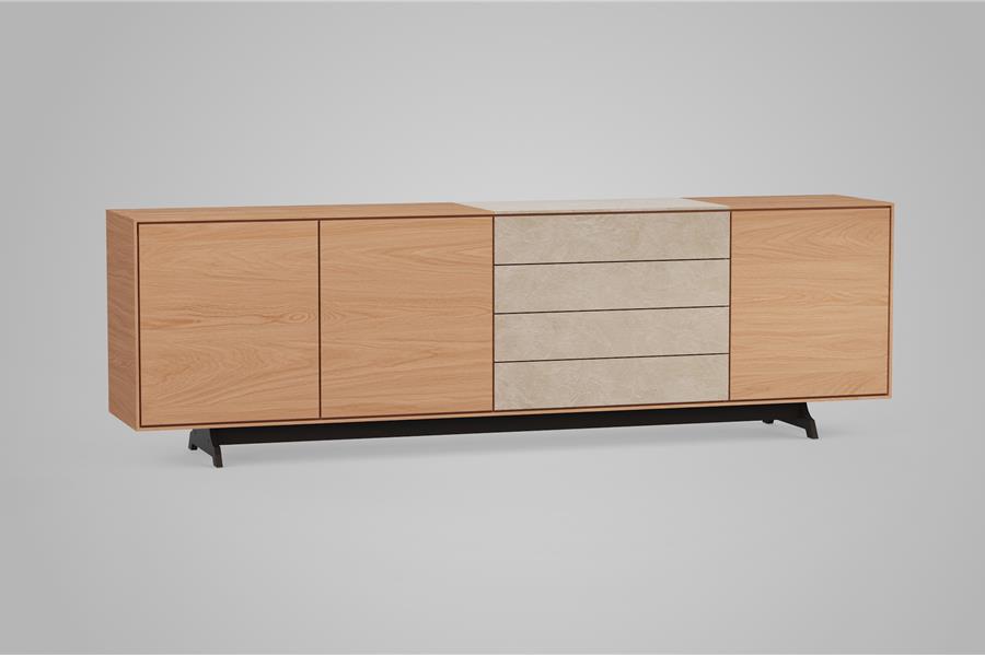 dressoir 5-deurs - Theuns Eiken meubels