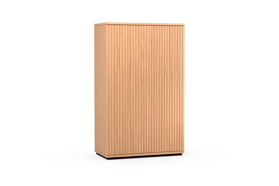 Bergkast 2-deurs met plint - Theuns Eiken meubels