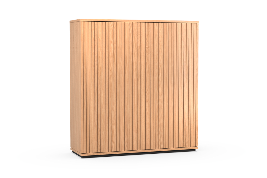 Bergkast 3-deurs met plint - Theuns Eiken meubels