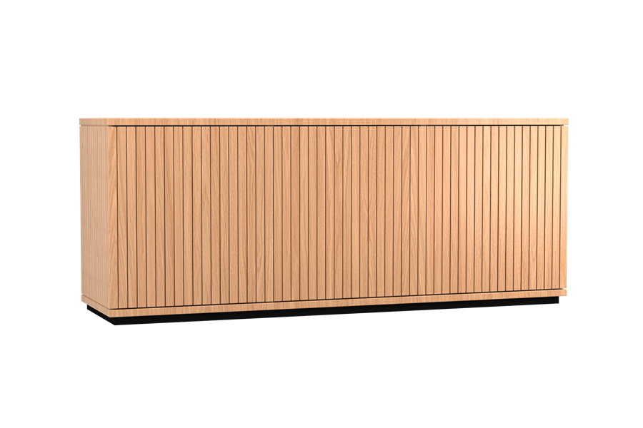 dressoir 3-deurs met plint - Theuns Eiken meubels