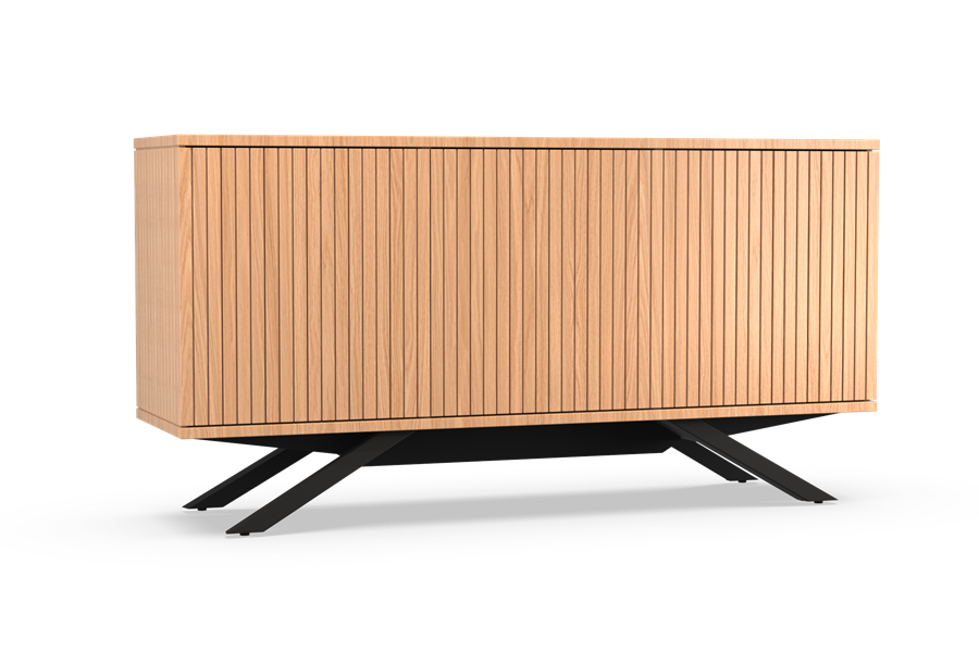 dressoir 3-deurs met sokkel - Theuns Eiken meubels