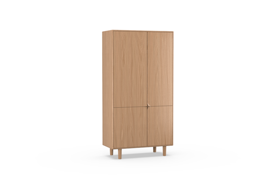 Bergkast 4-deurs - Theuns Eiken meubels