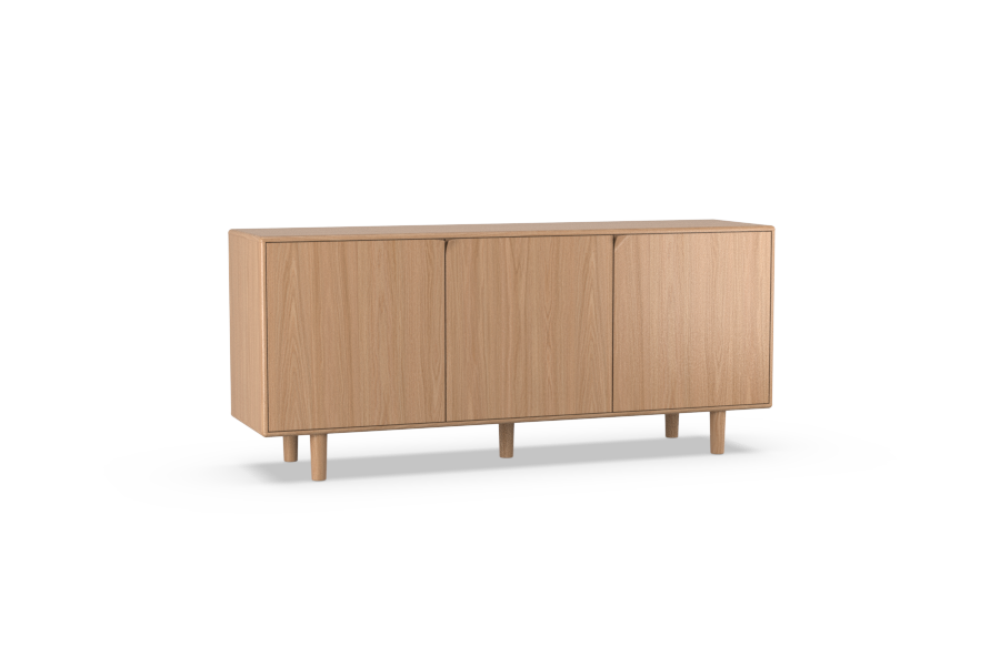 dressoir 3-deurs - Theuns Eiken meubels