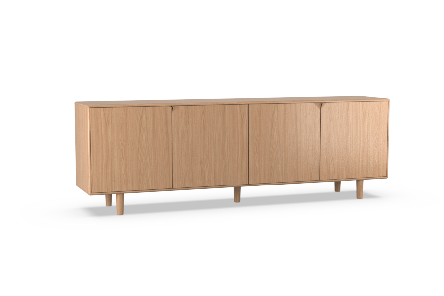 dressoir 4-deurs - Theuns Eiken meubels