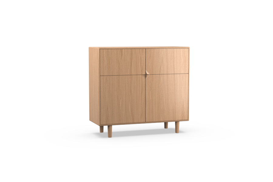 Highboard 2-deurs - Theuns Eiken meubels