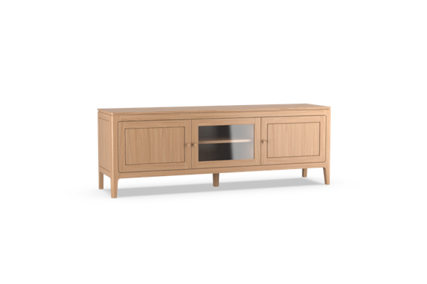 TV-kast 3-deurs glas - Theuns