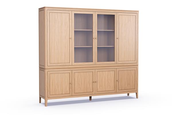 Buffet-kast 4-deurs massief - Theuns