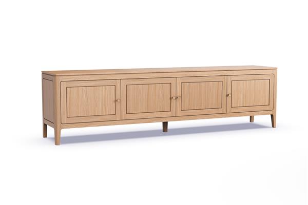 TV-kast 4-deurs massief - Theuns