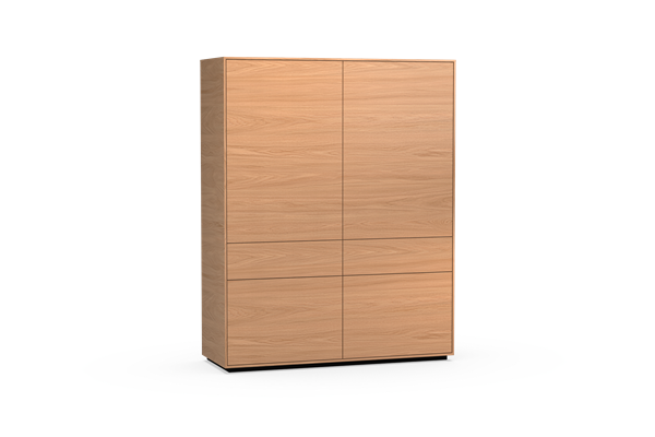 Bergkast 2-deurs met plint - Theuns