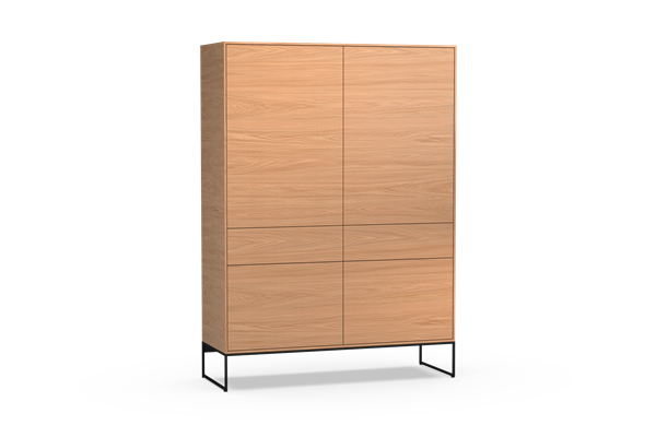 Bergkast 2-deurs met sokkel - Theuns